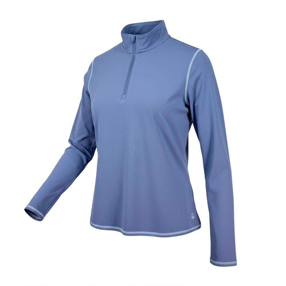 Soybu Women's Long Sleeve Half-Zip Activewear Top Yoga‎ XL